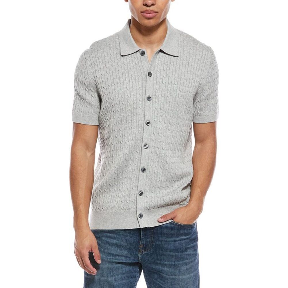 Brooks Brothers Mens  Mini Spencer Cable Cardigan